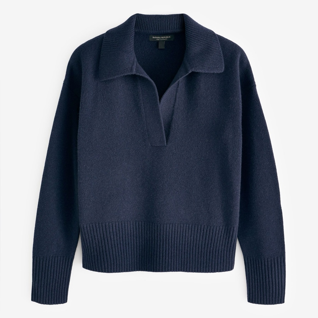 Truth: Navy Blue V-Neck Women's Sweater